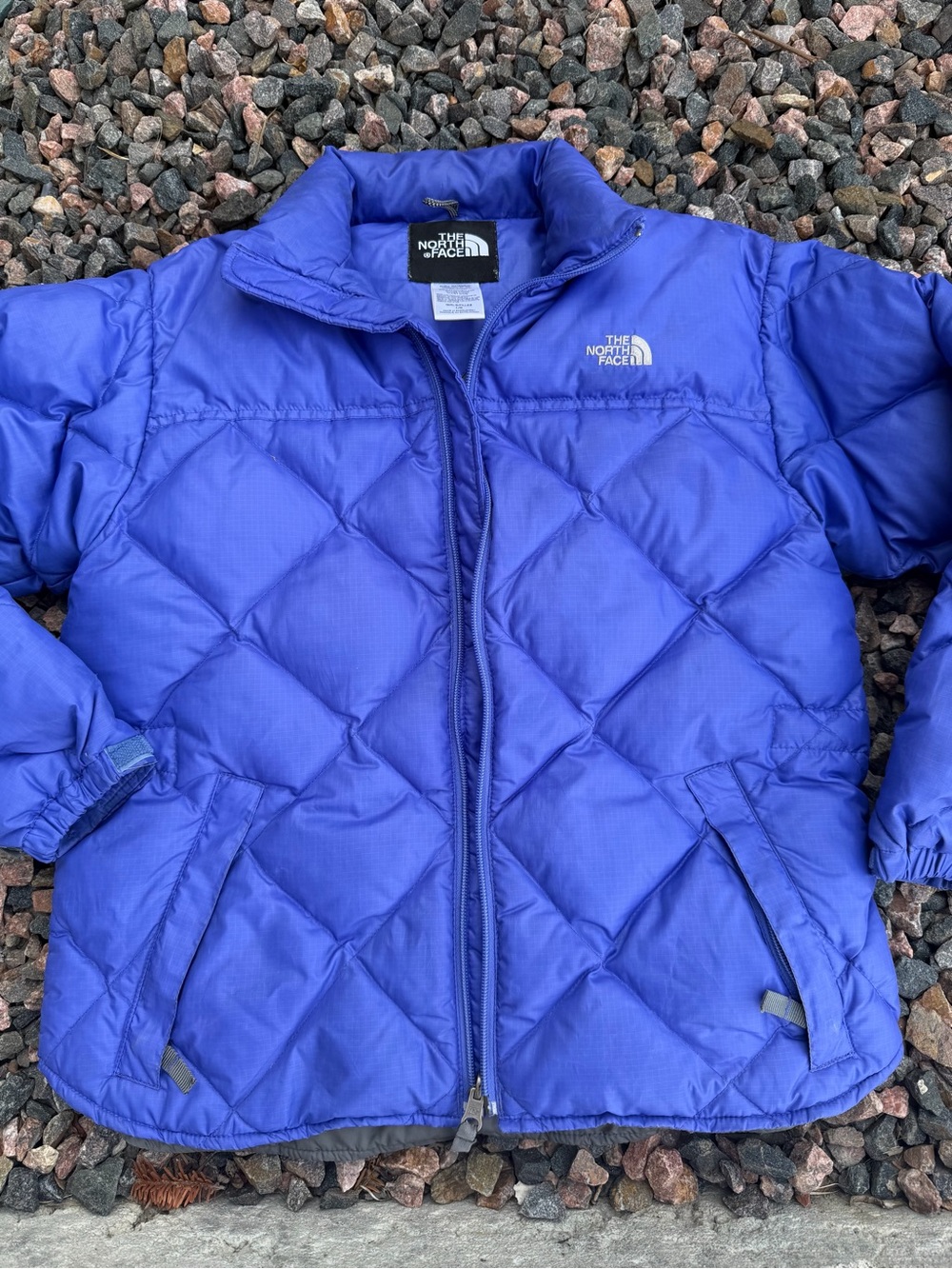 The North Face Kids' Purple Quilted Down Jacket YL